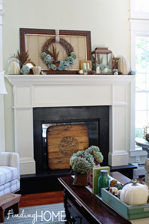 25 Fall Mantle Decorations to Love - ClassiclyAmber | ClassiclyAmber